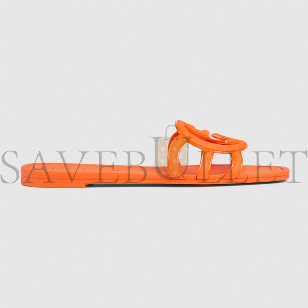 GUCCI WOMEN'S INTERLOCKING G SLIDE SANDAL 780307 GUCCI WOMEN'S INTERLOCKING G SLIDE SANDAL 780307